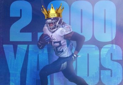 Derrick Henry becomes the eighth player in NFL history to rush for 2,000 yards in a single season